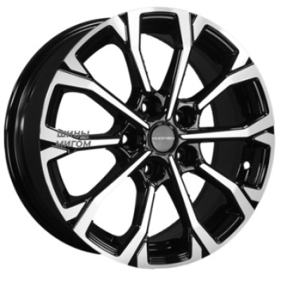 Khomen Wheels 6.5x16/5x114.3 ET40 D66.1 KHW1605 (Qashqai/Tiida) Black-FP