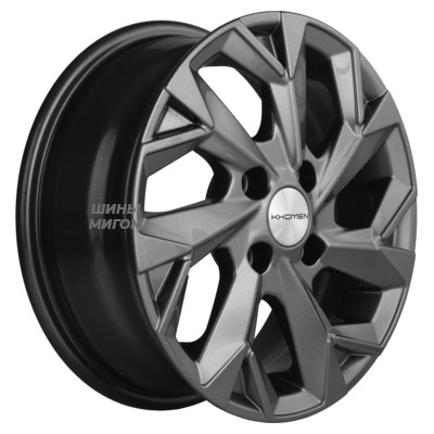 Khomen Wheels 5.5x14/4x100 ET46 D54.1 KHW1402 (Alsvin/Getz/i20) Gray