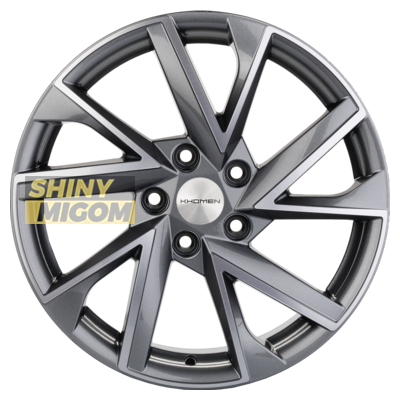 Диски Khomen Wheels 7x17/5x114.3 ET45 D60.1 KHW1714 (Camry) Gray-FP
