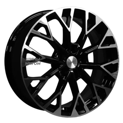 Диски Khomen Wheels 7x17/5x114.3 ET45 D67.1 KHW1718 (CX-5/i40/X-Trail) Black-FP