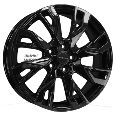 Khomen Wheels 7x18/5x108 ET45 D60.1 KHW1809 (Lifan X70) Black