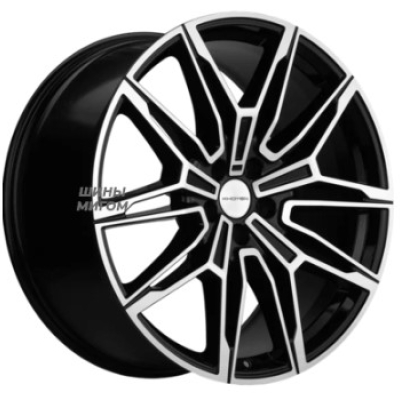 Khomen Wheels 11x21/5x112 ET43 D66.6 KHW2105 (X5/X6/X7 осн.) Black-FP