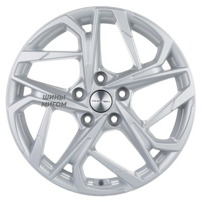 Khomen Wheels 7x17/5x110 ET46 D63.3 KHW1716 (Changan CS35/CS35 Pro) F-Silver