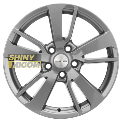 Диски Khomen Wheels 7x17/5x114.3 ET38 D67.1 KHW1704 (Outlander) F-Silver