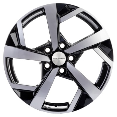 Диски Khomen Wheels 7x17/5x114.3 ET45 D60.1 KHW1712 (Changan/Geely/Lexus/Toyota) F-Silver-FP