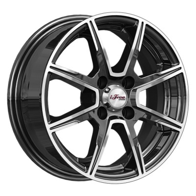 Диски iFree 5.5x14/4x98 ET35 D58.5 Майами лайт Блэк Джек