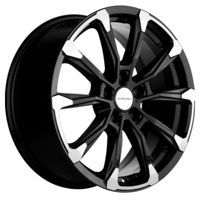 Диски Khomen Wheels 7.5x18/5x108 ET49 D59.6 KHW1808 (Москвич 3) Black-FP
