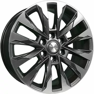 Диски Khomen Wheels 8x20/6x114.3 ET40 D67.1 KHW2010 (Mohave) Gray-FP