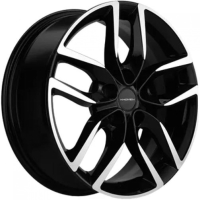 Диски Khomen Wheels 6.5x17/5x114.3 ET45 D66.1 KHW1708 (Nissan Tiida) Black-FP