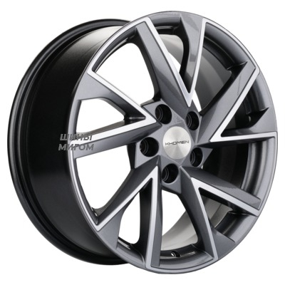 Khomen Wheels 7x17/5x108 ET40 D54.1 KHW1714 (Jac/Москвич 3) Gray-FP