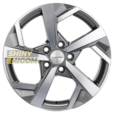 Диски Khomen Wheels 7x17/5x114.3 ET47 D66.1 KHW1712 (Juke) F-Silver