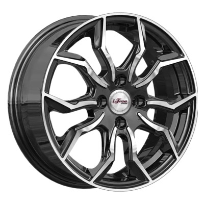 Диски iFree 6x15/4x98 ET33 D58.5 Бохо Блэк Джек