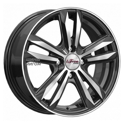 Диски iFree 6x15/4x100 ET50 D60.1 Маскот Блэк Джек