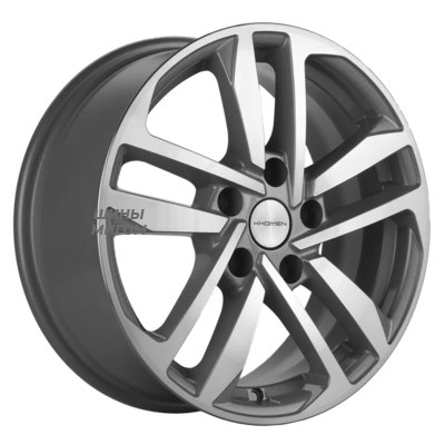 Диски Khomen Wheels 6.5x16/5x114.3 ET47 D66.1 KHW1612 (Fluence/Juke) Black-FP