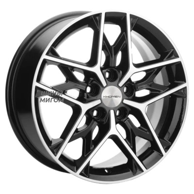 Диски Khomen Wheels 7x17/5x110 ET46 D63.3 KHW1709 (Changan CS35/CS35 Pro) Black-FP