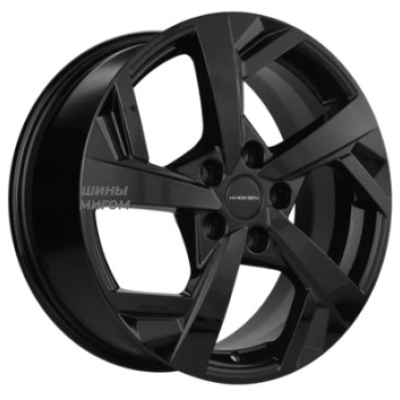 Диски Khomen Wheels 7x17/5x110 ET45 D67.1 KHW1712 (DFM580) Black