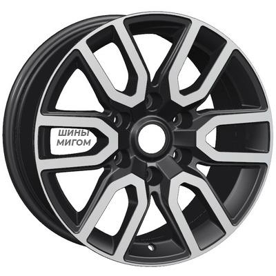 Диски Khomen Wheels 8x17/6x139.7 ET30 D106.1 KHW1723 (JAC T6 Pickup) Black-FP