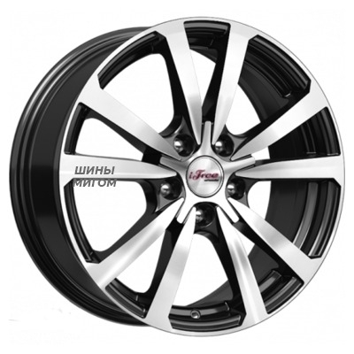 Диски iFree 7x17/5x114.3 ET35 D67.1 Бэнкс Блэк Джек