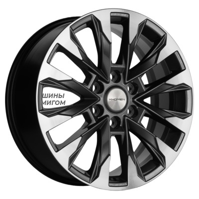 Диски Khomen Wheels 8x20/6x139.7 ET38 D67.1 KHW2010 (Pajero IV) Gray-FP