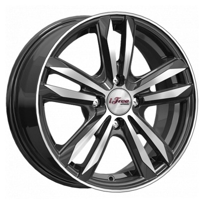 Диски iFree 6x15/4x98 ET35 D58.5 Маскот Блэк Джек