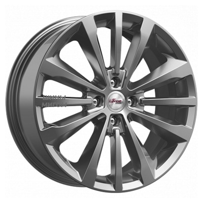 Диски iFree 7x17/4x100 ET37 D67.1 Андерсен Блэк Джек