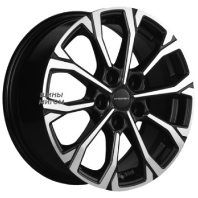Khomen Wheels 6.5x16/5x114.3 ET47 D66.1 KHW1605 (Fluence/Juke) Black-FP
