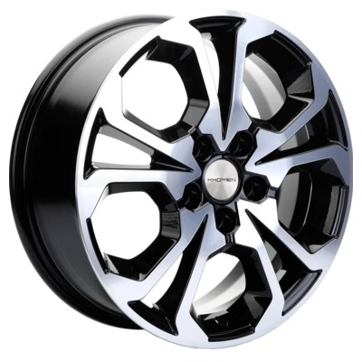 Диски Khomen Wheels 6.5x17/5x108 ET33 D60.1 KHW1711 (Chery tiggo 7pro) Black-FP